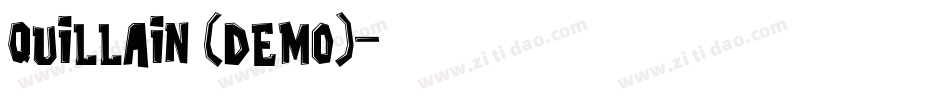 Quillain (DEMO)字体转换